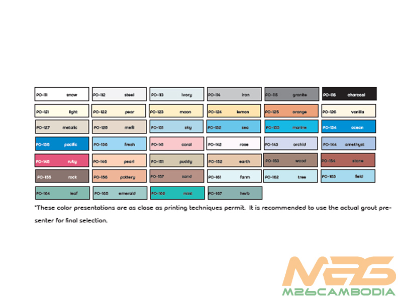 Color Options: Choose from a wide selection of 40 vibrant colors